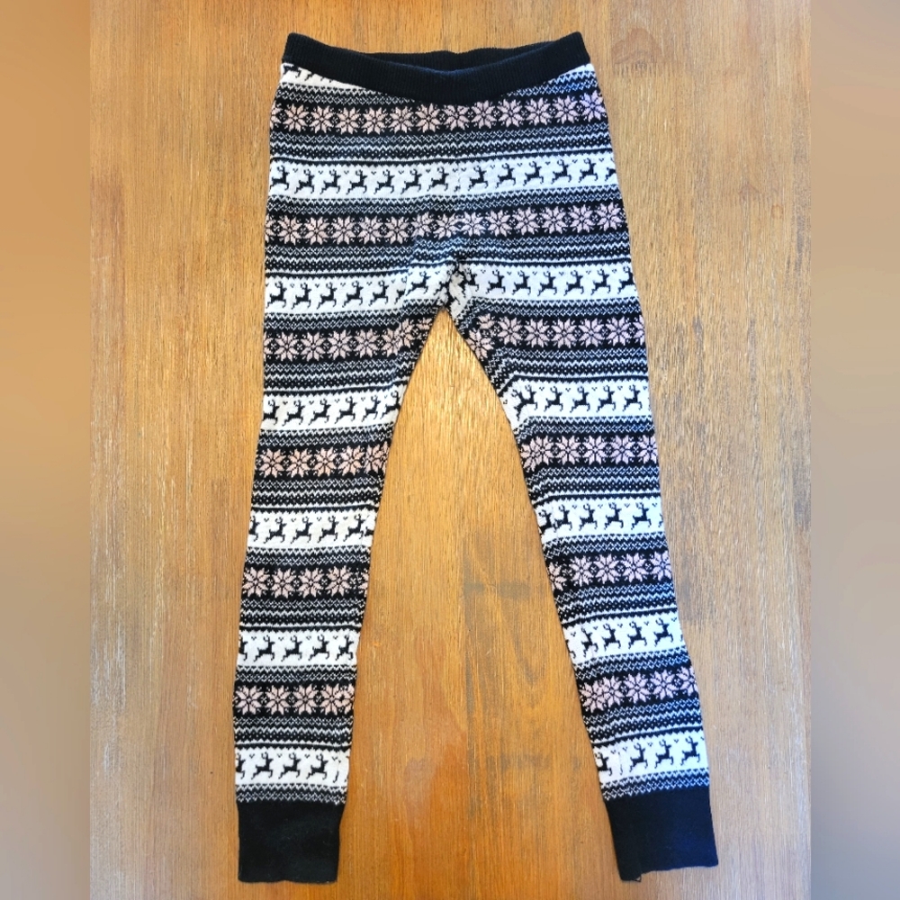 Winter knit sweatpants (Old Navy, girls size m 7/8)